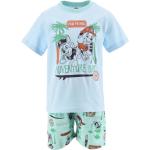 Hellblaue Print Paw Patrol Kinderpyjamas & Kinderschlafanzüge aus Baumwolle maschinenwaschbar für Babys 