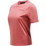 Pinke Klassische Peak Performance T-Shirts Orangen aus Baumwolle für Damen Größe L 