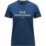 Blaue Peak Performance Herrensportshirts aus Baumwolle Größe XL 