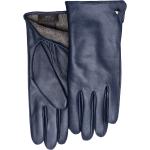 Blaue Wasserdichte Pearlwood Damenhandschuhe aus Leder Größe 7.5 
