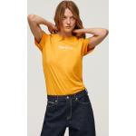 Gelbe Pepe Jeans T-Shirts aus Jersey für Damen Größe M 1 Teil 