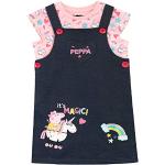 Pinke Print Ärmellose Meme / Theme Einhorn Kinderträgerkleider Schweine für Mädchen Größe 110 