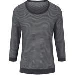 Peter Hahn 3/4 Arm-Pullover Rundhals-Pullover aus Supima®-Baumwolle mit Rippbündchen Damen