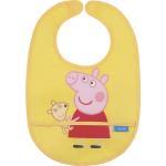 Gelbe Petit Jour Peppa Wutz Kinderlätzchen Schweine für Babys 