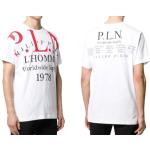 Goldene Kurzärmelige Philipp Plein T-Shirts für Herren Größe L 