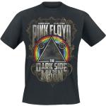 Pink Floyd Dark Side - Gold Leaves T-Shirt schwarz