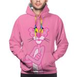 Pink Panther Cropped Hoodies Sweatshirt Frauen Langarm Kordelzug Shirt Kapuzen Sweatshirt Tops Streetwear