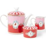 Rote PIP Teesets & Teekannen Sets aus Porzellan 3 Teile 