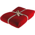 Rote Kuscheldecken & Wohndecken aus Baumwolle trocknergeeignet 150x210 cm 