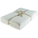 Beige Kuscheldecken & Wohndecken aus Baumwolle trocknergeeignet 150x210 cm 