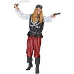 Schwarze Gestreifte Das Kostümland Piratenkostüme für Herren 