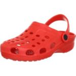 Rote Playshoes Kinderclogs aus Kunststoff Größe 25 
