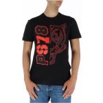 PLEIN SPORT T-shirt Herren Baumwolle Schwarz GR82482 - Größe: XL
