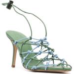 Reduzierte Hellgrüne Gia Borghini Pfennigabsatz High-Heel Pumps für Damen Größe 40 