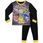 Pokemon Pikachu Kinderpyjamas & Kinderschlafanzüge aus Baumwolle für Jungen Größe 122 