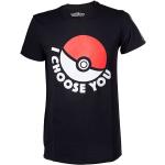 Schwarze Bioworld Pokemon T-Shirts aus Baumwolle Größe L 