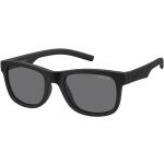 Schwarze Polaroid Eyewear Polarisierte Sonnenbrillen aus Gummi Größe S 