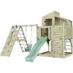 Mintgrüne Spieltürme & Stelzenhäuser aus Holz mit Leiter 