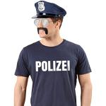 Blaue Print Polizei Kostüme aus Baumwolle trocknergeeignet für Herren Größe S 