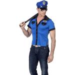 Blaue Wilbers Polizei Kostüme aus Polyester für Herren Größe 3 XL Große Größen 