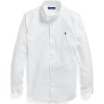 Weiße Langärmelige Ralph Lauren Polo Ralph Lauren Button Down Hemden aus Baumwolle für Herren Größe M 
