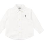 Weiße Langärmelige Ralph Lauren Polo Ralph Lauren Kinderhemden aus Baumwolle für Jungen 