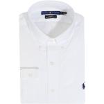 Weiße Langärmelige Ralph Lauren Polo Ralph Lauren Slim Fit Hemden aus Baumwolle für Herren Größe XL 