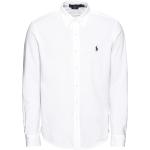 Weiße Langärmelige Ralph Lauren Polo Ralph Lauren Slim Fit Hemden aus Baumwolle für Herren Größe XS 