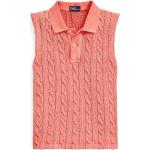 Reduzierte Rote Ärmellose Ralph Lauren Polo Ralph Lauren Poloshirts ohne Ärmel aus Baumwolle für Damen Größe XS 