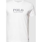 Weiße Ralph Lauren Polo Ralph Lauren Rundhals-Auschnitt T-Shirts für Herren Größe L 