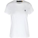 Weiße Kurzärmelige Ralph Lauren Polo Ralph Lauren T-Shirts aus Baumwolle für Damen Größe XL 