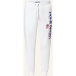 Weiße Ralph Lauren Polo Ralph Lauren Sport Herrenjogginghosen aus Elastan 
