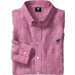 Elegante Kurzärmelige Polo Sylt Sommerhemden aus Leinen schmutzabweisend für Herren Größe L 