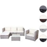 Cremefarbene Moderne Mendler Lounge Sets aus Polyrattan 