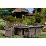 Reduzierte Essella Gartenmöbel-Sets & Gartenmöbel Garnituren aus Polyrattan wetterfest für 6 Personen 
