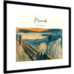 Bunte Jugendstil Edvard Munch Poster 