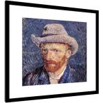 Bunte Van Gogh Poster aus Filz 