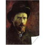 Bunte Van Gogh Poster matt aus Filz 