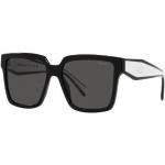 Schwarze Prada Quadratische Brillen aus Kunststoff 