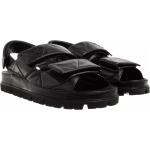 Prada Sandalen - Flat Sandals - Gr. 39 (EU) - in Schwarz - für Damen