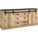 Braune Moderne Home Affaire Sideboards aus Holz 