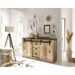 Braune Moderne Home Affaire Sideboards aus Holz 