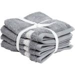 Graue Gant Premium Waschlappen Elefanten aus Baumwolle 30x30 4 Teile 
