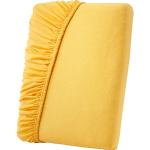 Reduzierte Gelbe Primbausch Spannbettlaken & Spannbetttücher aus Jersey 140x190 cm 