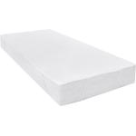 Weiße Bettlaken aus Frottee maschinenwaschbar 180x200 cm 1 Teil 