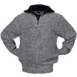 Pullover Troyer Gr.M schwarz/weiß-meliert 100% Polyester