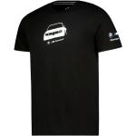 Schwarze Puma BMW Motorsport BMW T-Shirts aus Baumwolle für Herren Größe M 