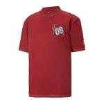 Rote Kurzärmelige Puma Borussia Dortmund | BVB V-Ausschnitt V-Shirts aus Polyester Größe M 