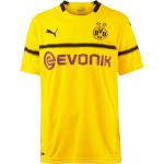 Gelbe Kurzärmelige Puma Yellow Borussia Dortmund | BVB Herrentrikots Katzen aus Polyester Größe S 