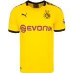 Kurzärmelige Puma Yellow Borussia Dortmund | BVB Fußballtrikots Katzen aus Polyester für Herren Größe S 